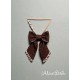 Alice Girl Bear Chocolate Short and Long Skirt and JSK(2nd Pre-Order/2 Colours/Full Payment Without Shipping)